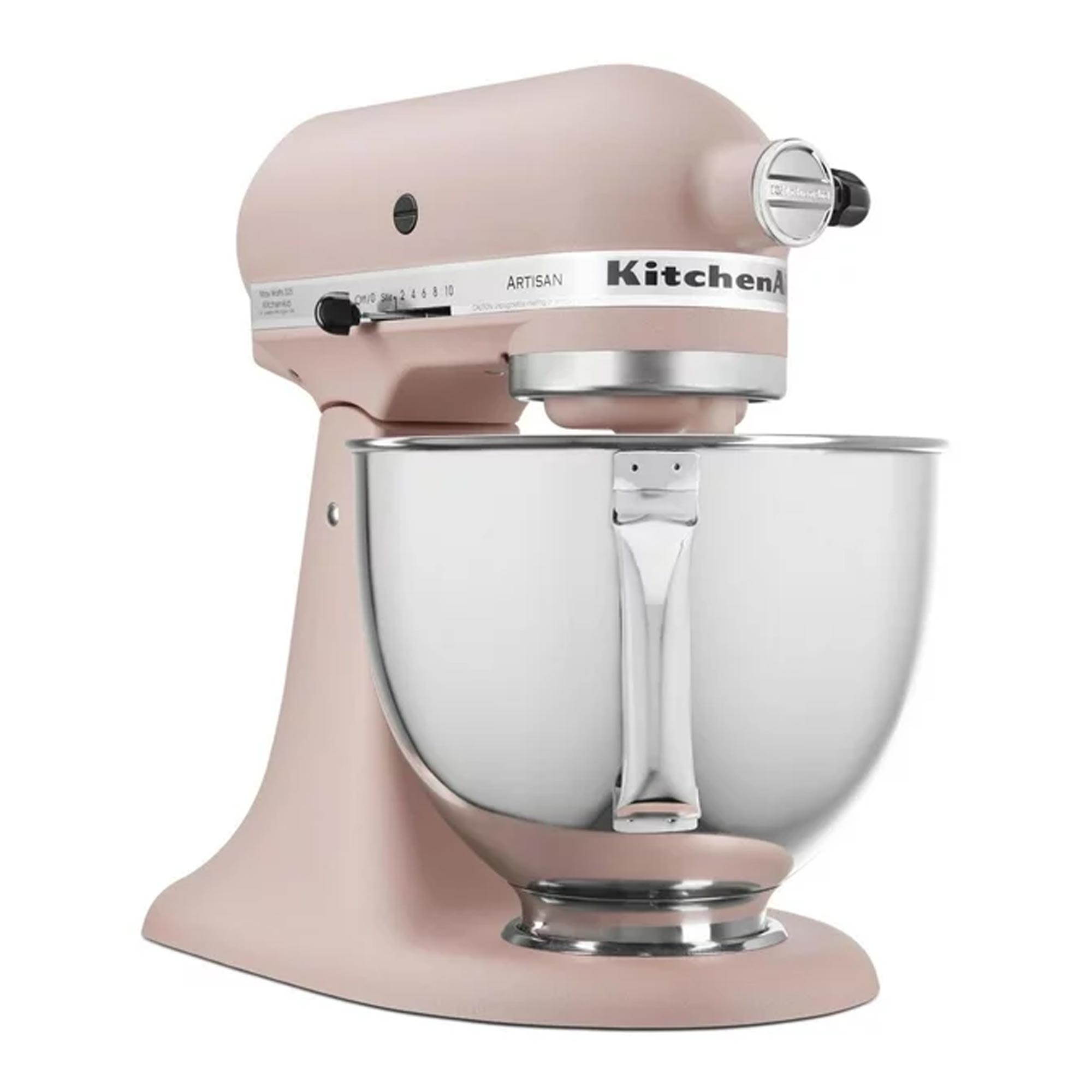 KitchenAid Artisan Series 5-Quart Tilt-Head Stand Mixer, Feather Pink, KSM150PS - Imagen 2